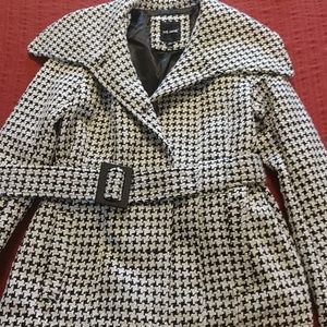 Women's houndstooth business coat